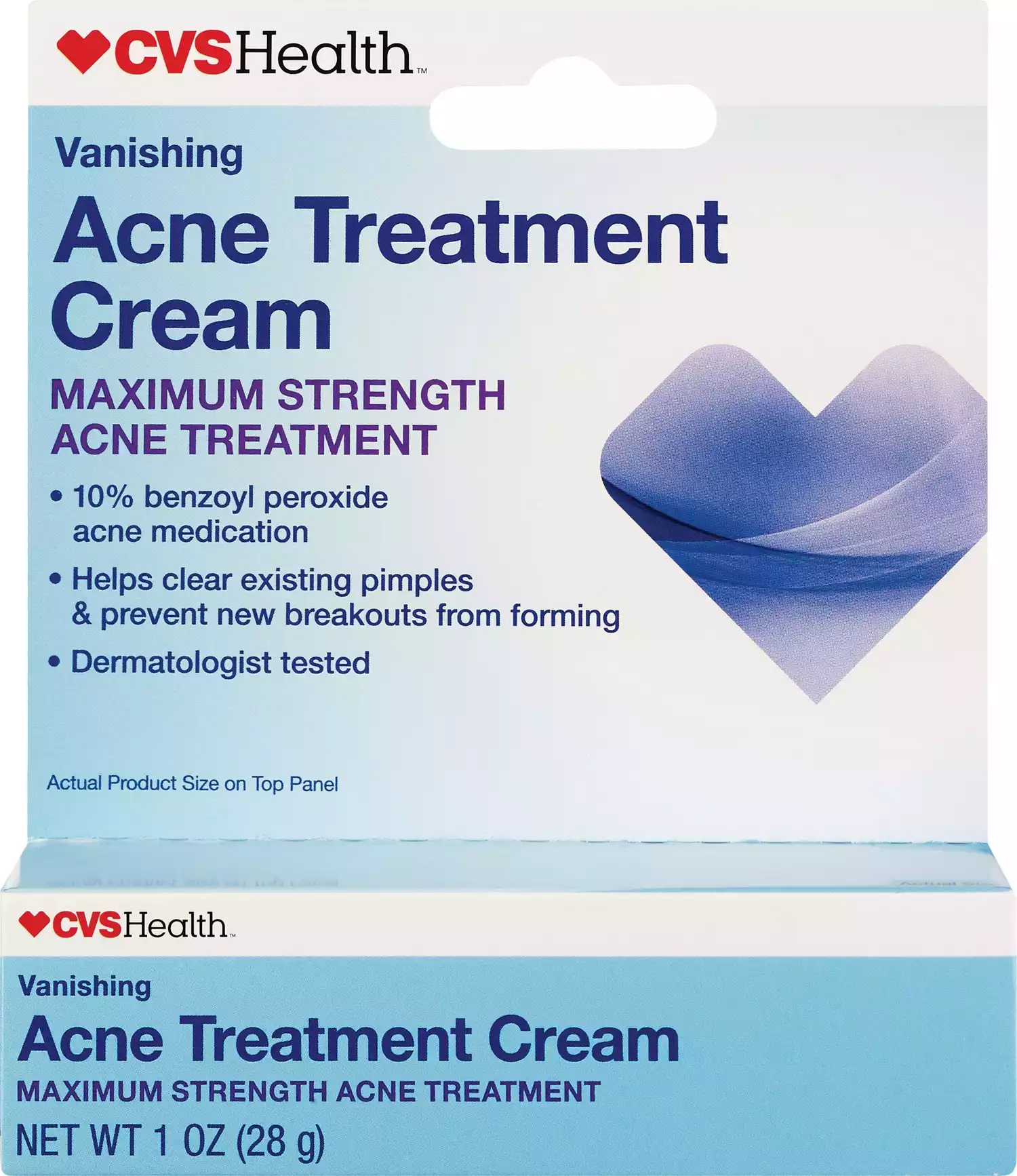 The Best Drugstore Acne Treatments: CVS Health Acne Treatment Cream With 10% Benzoyl Peroxide