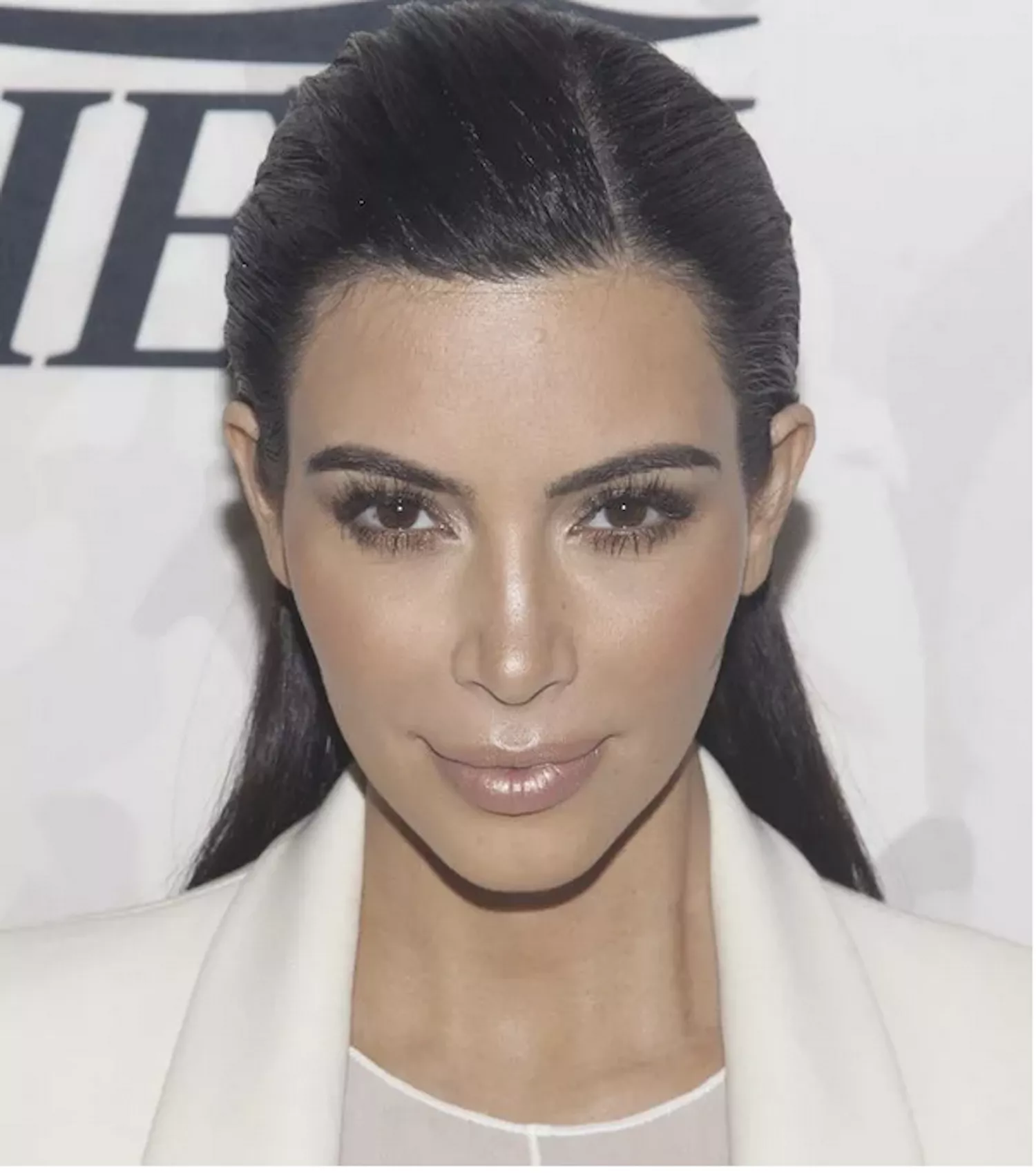 Kim Kardashian's Greatest Hair Moments: Slicked-Back Side Part