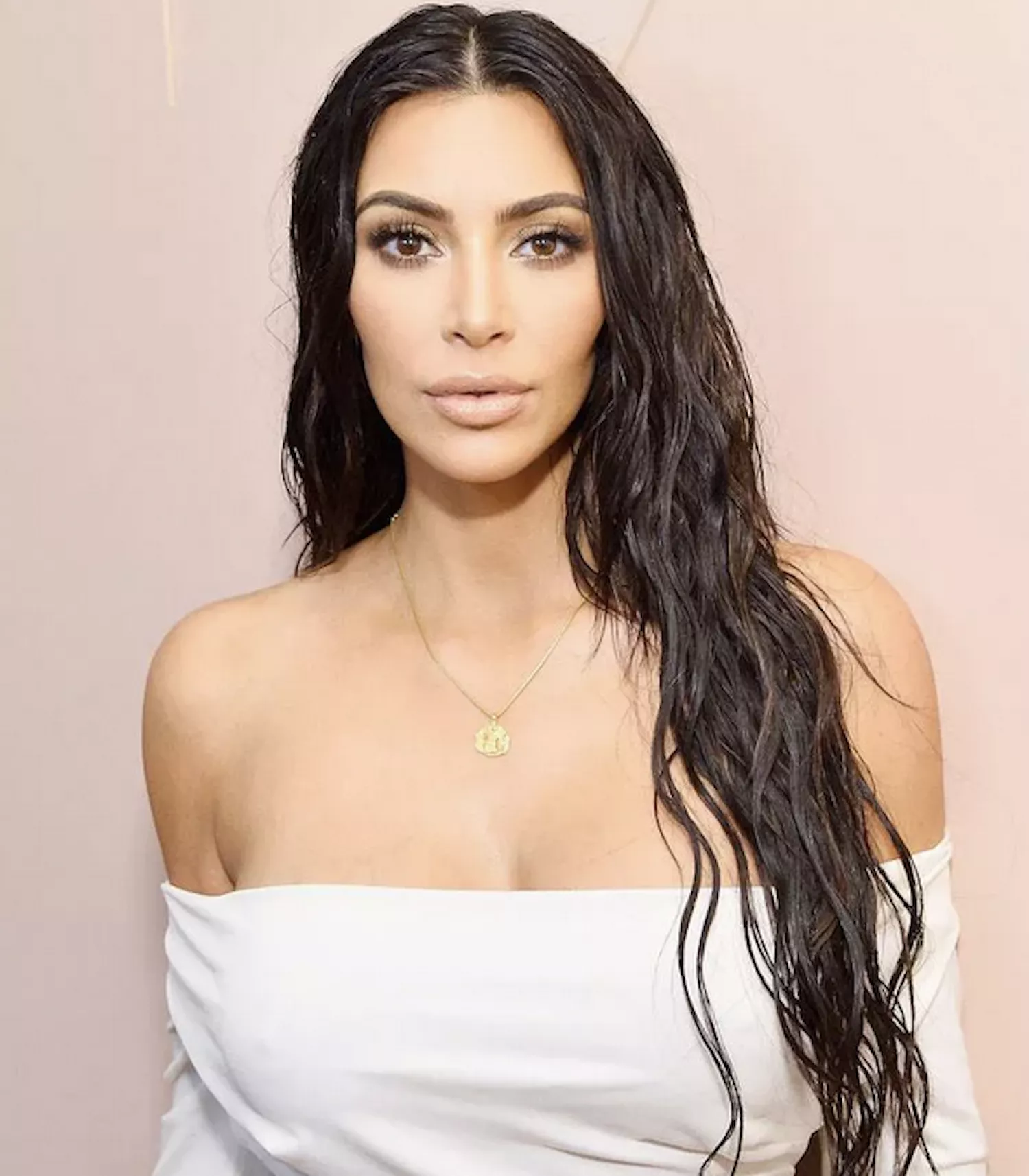 Kim Kardashian's Greatest Hair Moments: Wavy Wet-Look