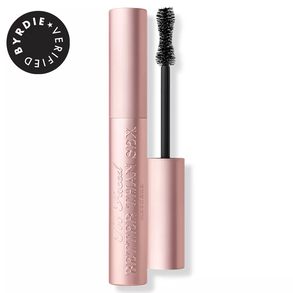 the best Overall mascaras we test: Too Faced Better Than Sex Mascara.