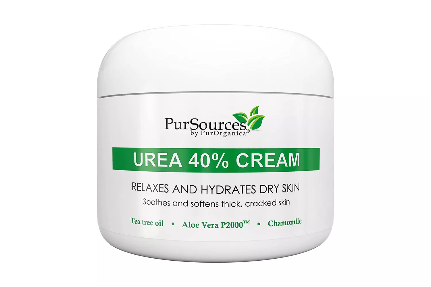 PurSources PurOrganica Urea 40% Foot Cream + Pumice Stone