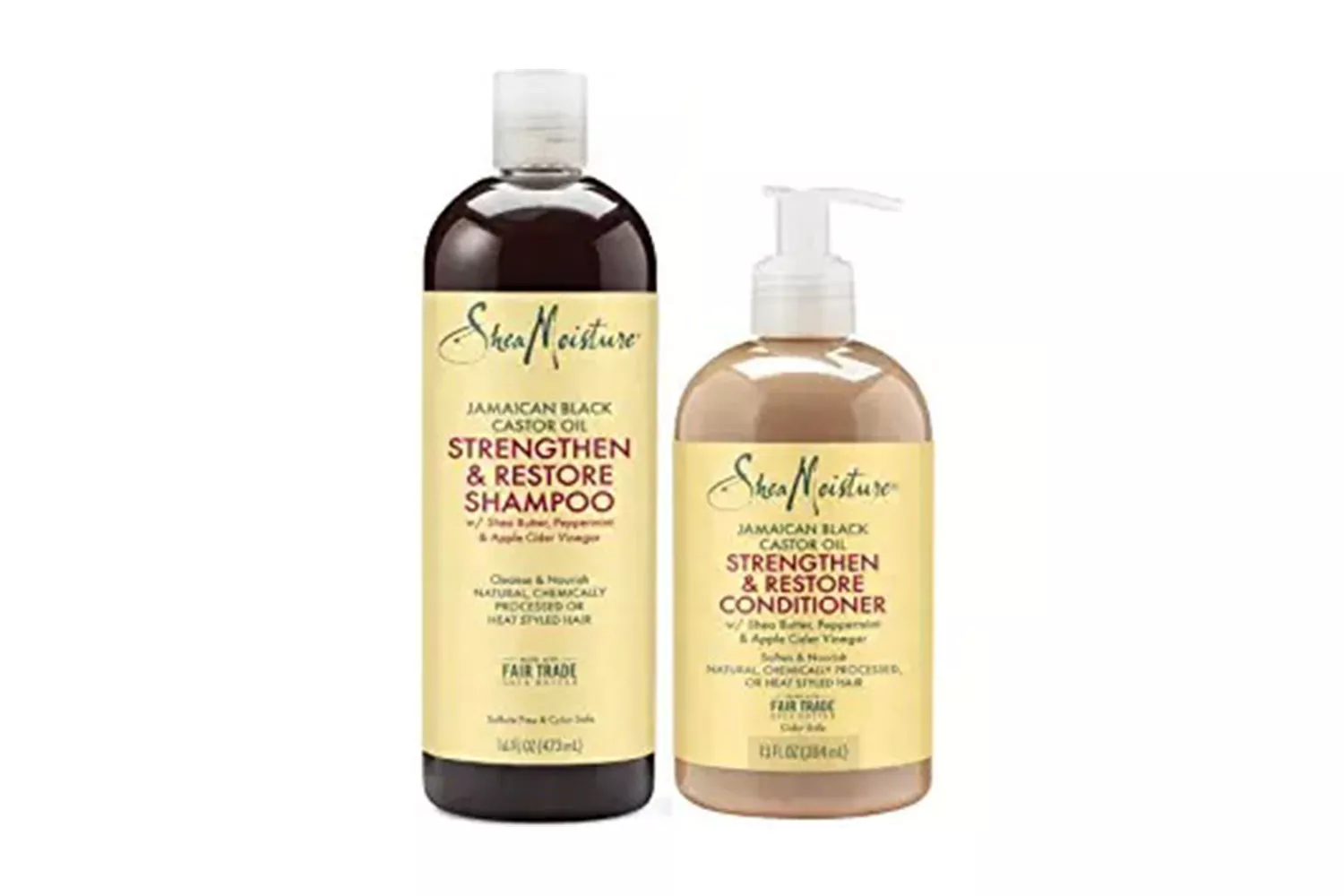 SheaMoisture Strengthen, Grow, & Restore Shampoo and Conditioner Set